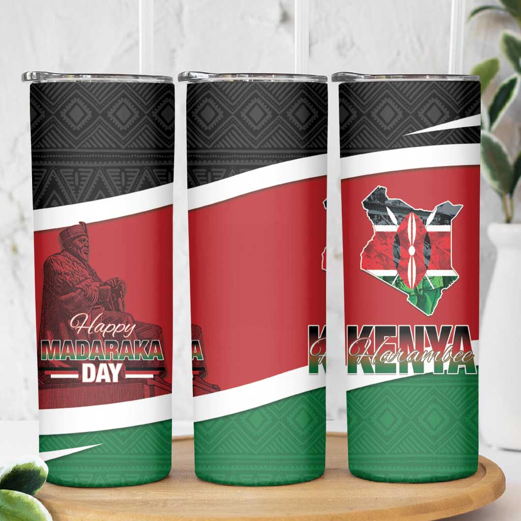 Happy Madaraka Day 2025 Skinny Tumbler Kenya Harambee