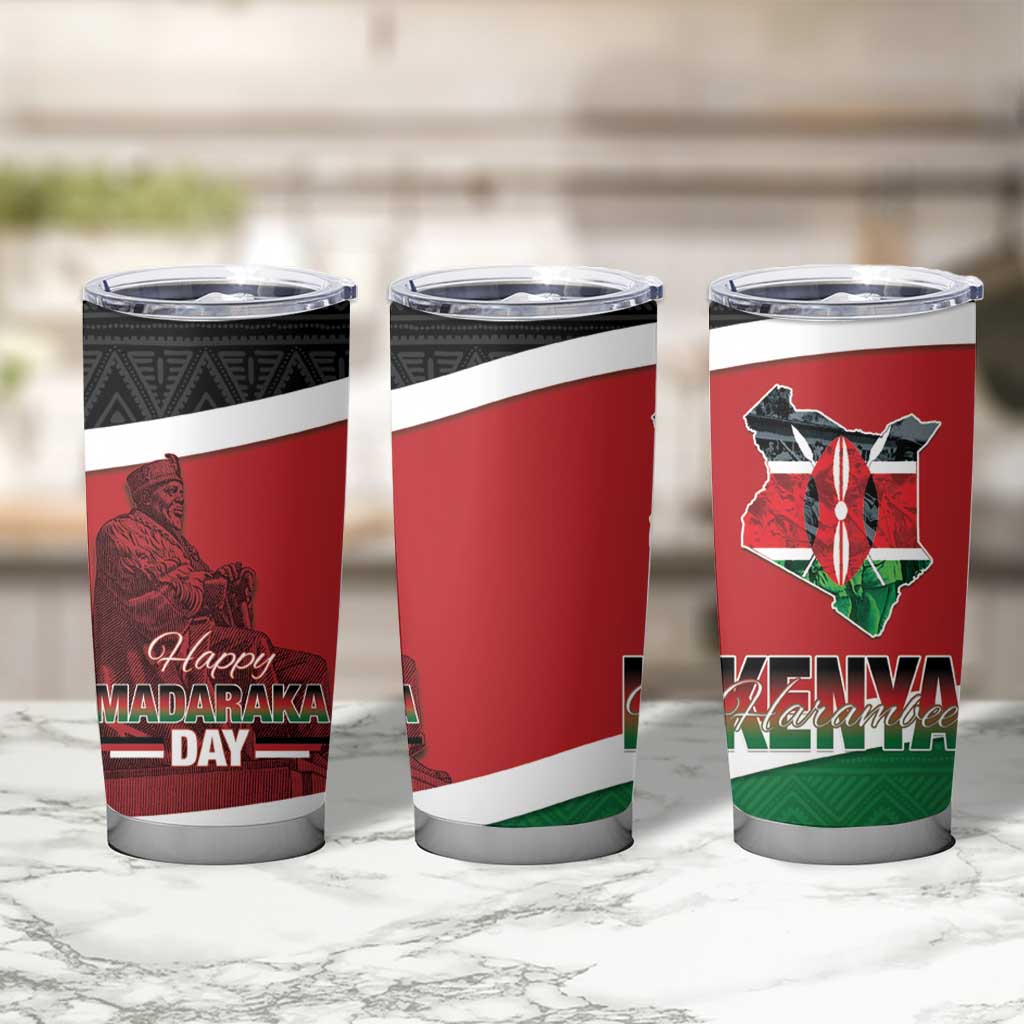 Happy Madaraka Day 2025 Tumbler Cup Kenya Harambee