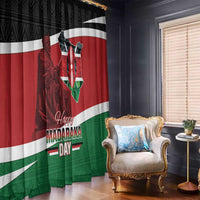 Happy Madaraka Day 2025 Window Curtain Kenya Harambee