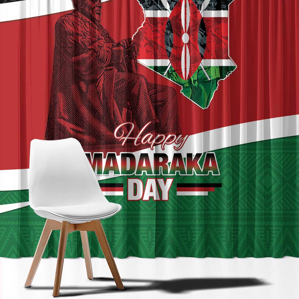 Happy Madaraka Day 2025 Window Curtain Kenya Harambee