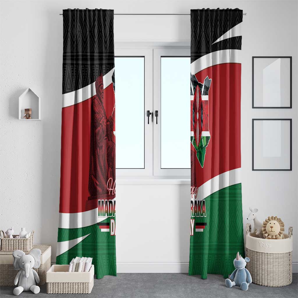 Happy Madaraka Day 2025 Window Curtain Kenya Harambee