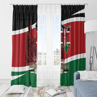 Happy Madaraka Day 2025 Window Curtain Kenya Harambee