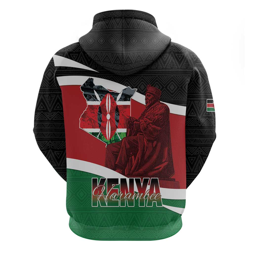 Happy Madaraka Day 2025 Zip Hoodie Kenya Harambee