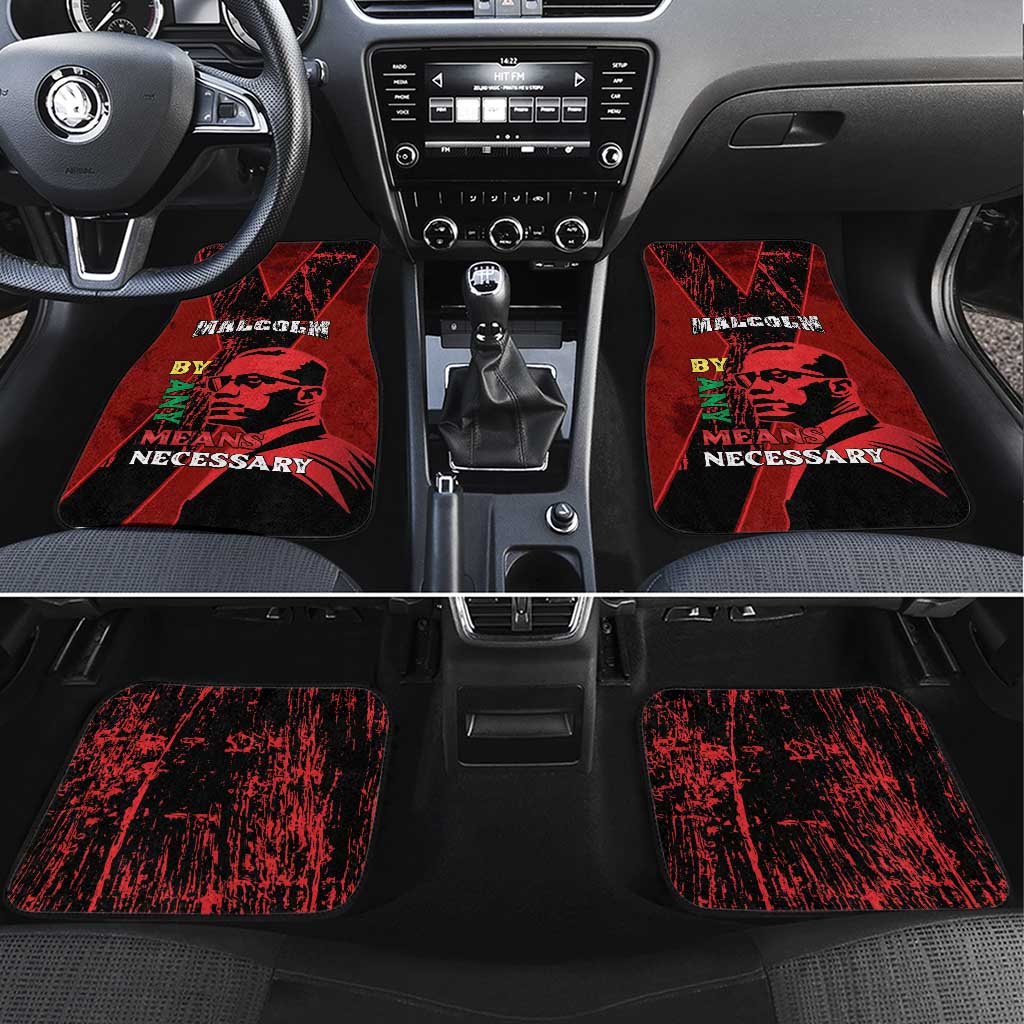 Happy Malcolm X Day Car Mats By Any Means Necessary