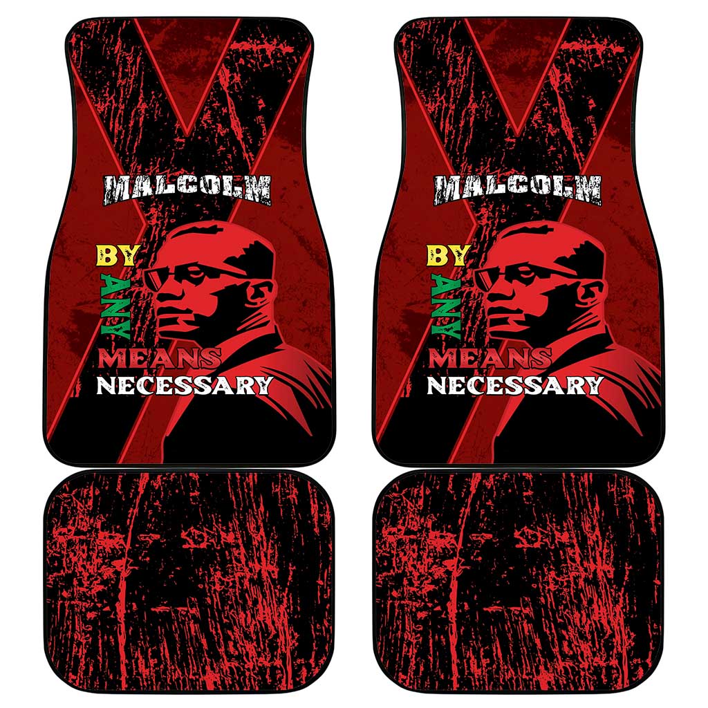 Happy Malcolm X Day Car Mats By Any Means Necessary