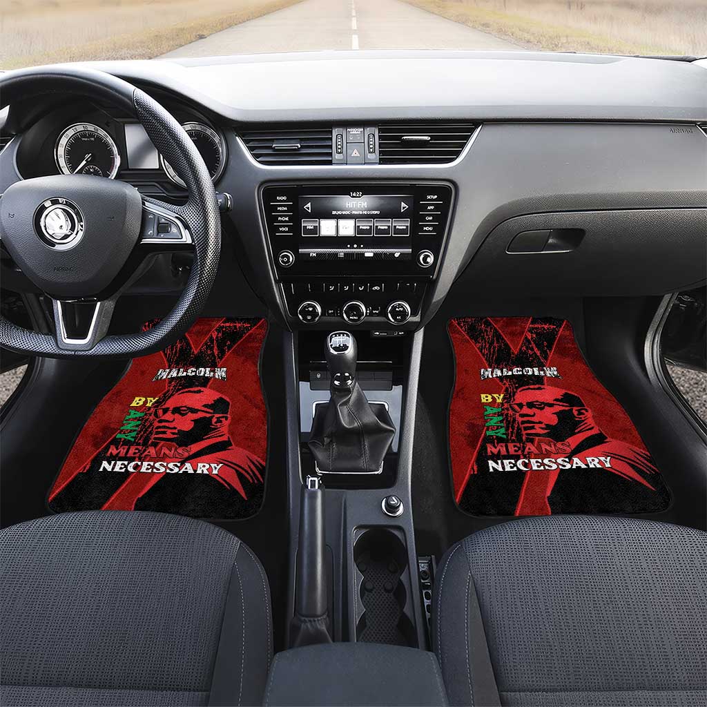 Happy Malcolm X Day Car Mats By Any Means Necessary