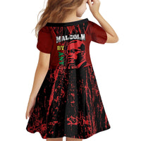 Happy Malcolm X Day Kid Short Sleeve Dress By Any Means Necessary