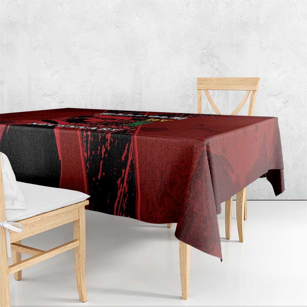 Happy Malcolm X Day Tablecloth By Any Means Necessary