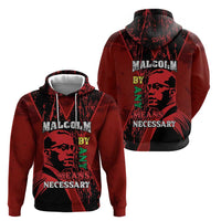 Happy Malcolm X Day Zip Hoodie By Any Means Necessary