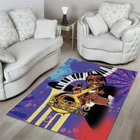 Satchmofest Area Rug King Of Jazz What a Wonderful World - Wonder Print Shop