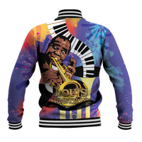 Satchmofest Baseball Jacket King Of Jazz What a Wonderful World - Wonder Print Shop