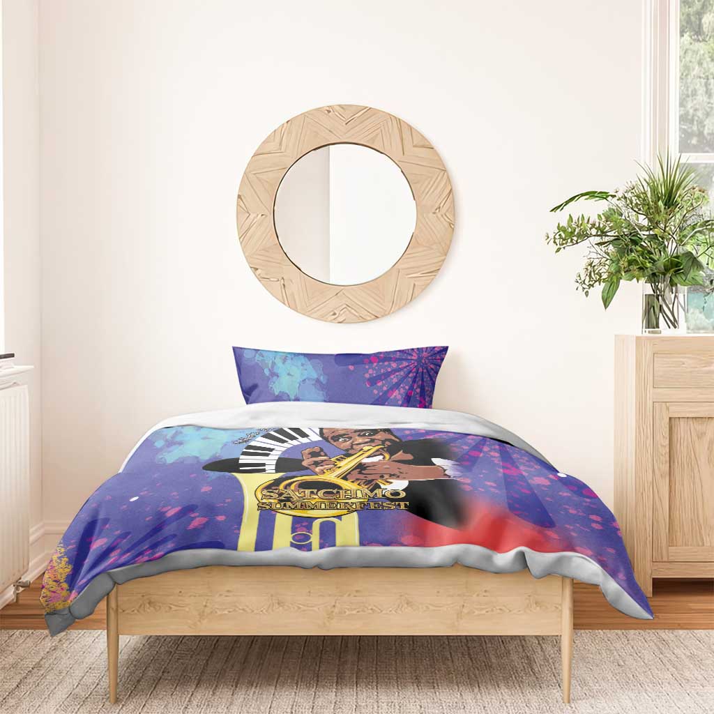 Satchmofest Bedding Set King Of Jazz What a Wonderful World - Wonder Print Shop