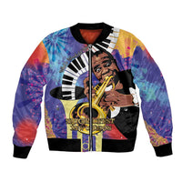 Satchmofest Bomber Jacket King Of Jazz What a Wonderful World - Wonder Print Shop
