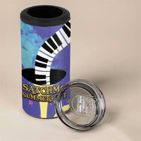 Satchmofest 4 in 1 Can Cooler Tumbler King Of Jazz What a Wonderful World - Wonder Print Shop