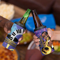 Satchmofest 4 in 1 Can Cooler Tumbler King Of Jazz What a Wonderful World - Wonder Print Shop