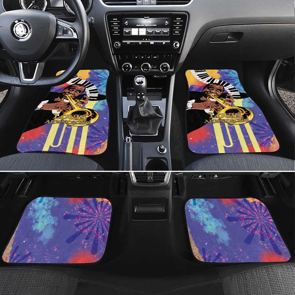 Satchmofest Car Mats King Of Jazz What a Wonderful World - Wonder Print Shop
