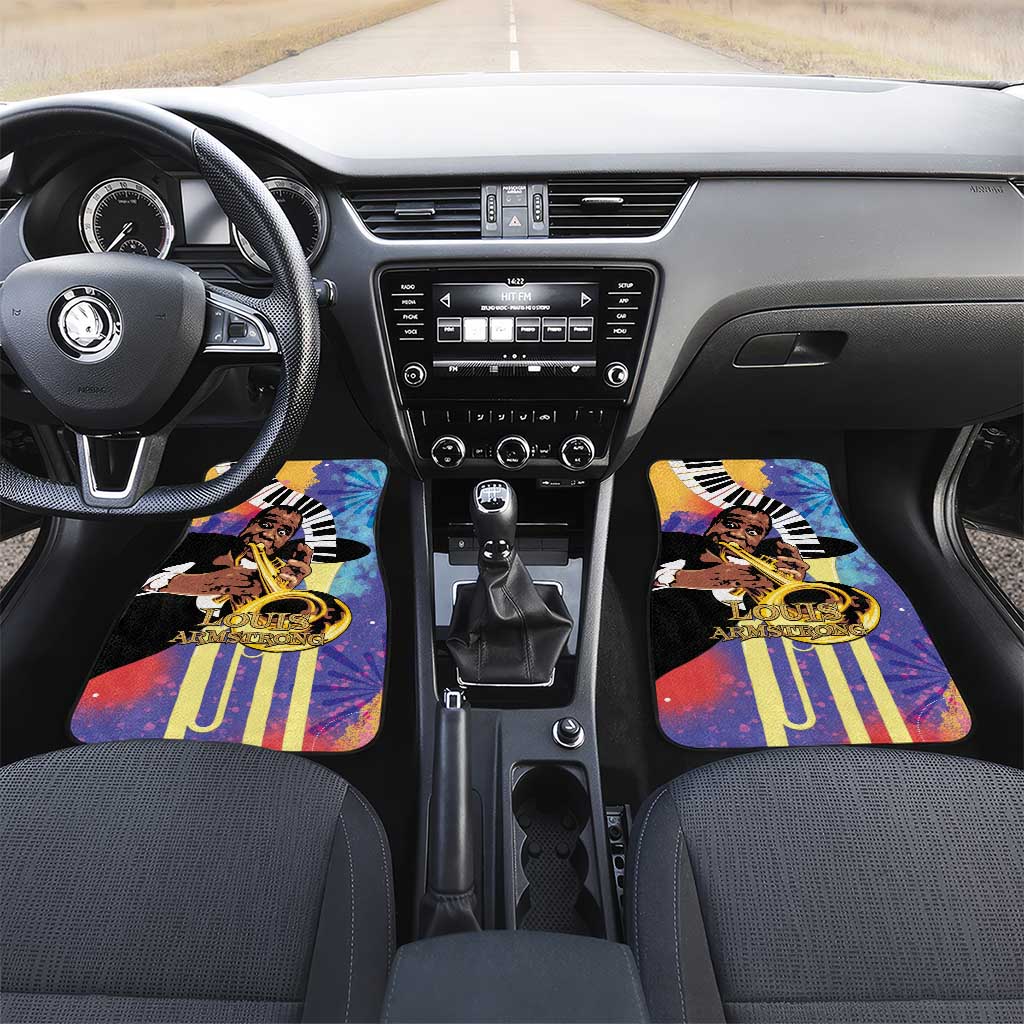 Satchmofest Car Mats King Of Jazz What a Wonderful World - Wonder Print Shop