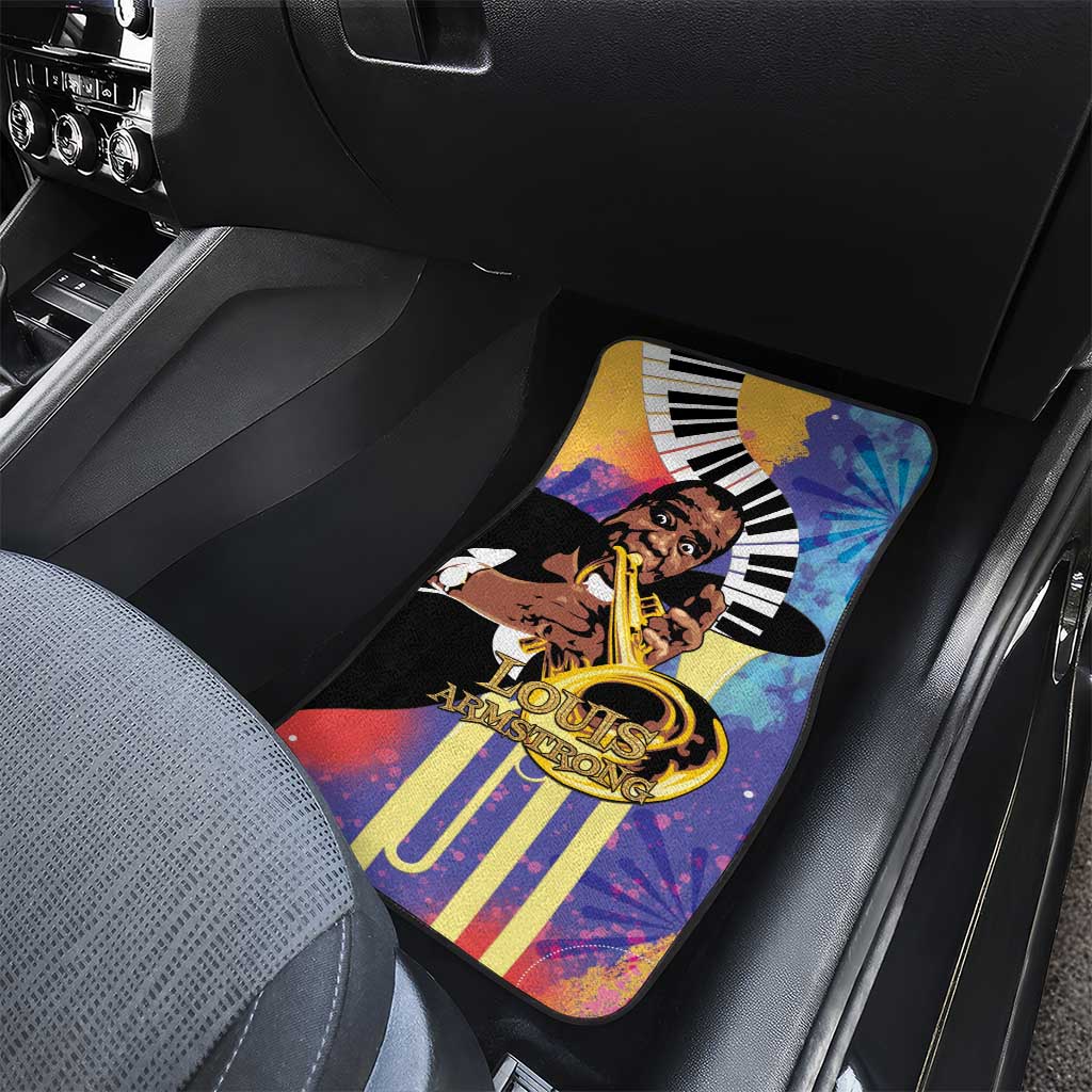 Satchmofest Car Mats King Of Jazz What a Wonderful World - Wonder Print Shop