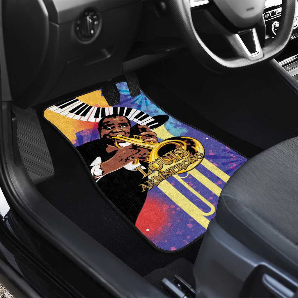Satchmofest Car Mats King Of Jazz What a Wonderful World - Wonder Print Shop
