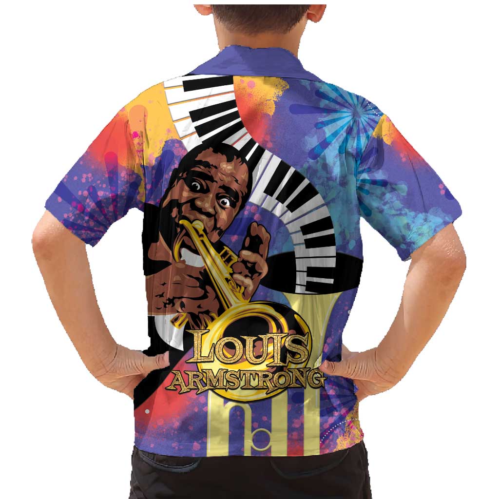 Satchmofest Family Matching Mermaid Dress and Hawaiian Shirt King Of Jazz What a Wonderful World - Wonder Print Shop