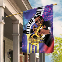 Satchmofest Garden Flag King Of Jazz What a Wonderful World - Wonder Print Shop