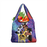 Satchmofest Grocery Bag King Of Jazz What a Wonderful World - Wonder Print Shop