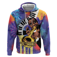 Satchmofest Hoodie King Of Jazz What a Wonderful World - Wonder Print Shop