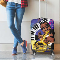 Satchmofest Luggage Cover King Of Jazz What a Wonderful World - Wonder Print Shop