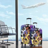 Satchmofest Luggage Cover King Of Jazz What a Wonderful World - Wonder Print Shop