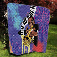 Satchmofest Quilt King Of Jazz What a Wonderful World - Wonder Print Shop