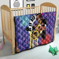 Satchmofest Quilt King Of Jazz What a Wonderful World - Wonder Print Shop