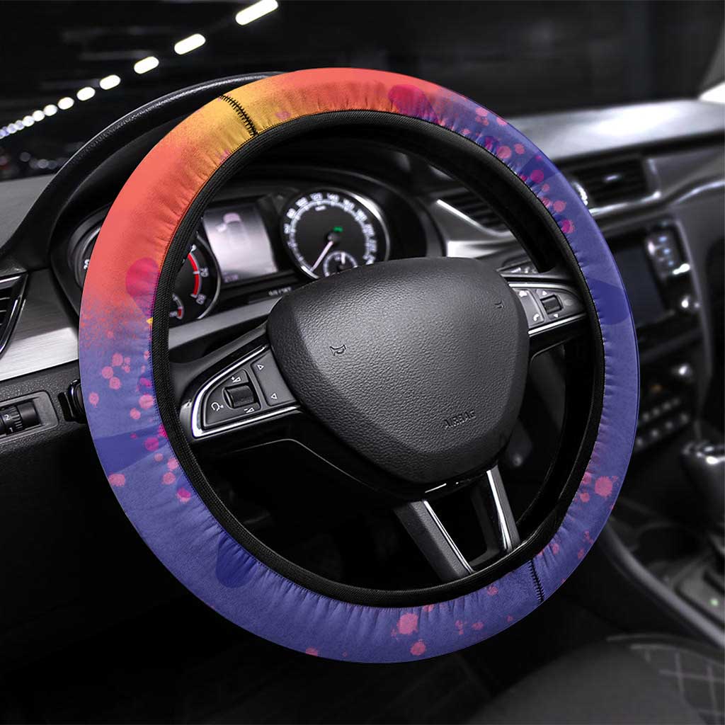 Satchmofest Steering Wheel Cover King Of Jazz What a Wonderful World - Wonder Print Shop