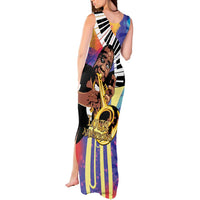 Satchmofest Tank Maxi Dress King Of Jazz What a Wonderful World - Wonder Print Shop