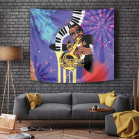 Satchmofest Tapestry King Of Jazz What a Wonderful World - Wonder Print Shop