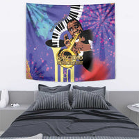 Satchmofest Tapestry King Of Jazz What a Wonderful World - Wonder Print Shop