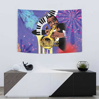 Satchmofest Tapestry King Of Jazz What a Wonderful World - Wonder Print Shop