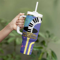 Satchmofest Tumbler With Handle King Of Jazz What a Wonderful World - Wonder Print Shop