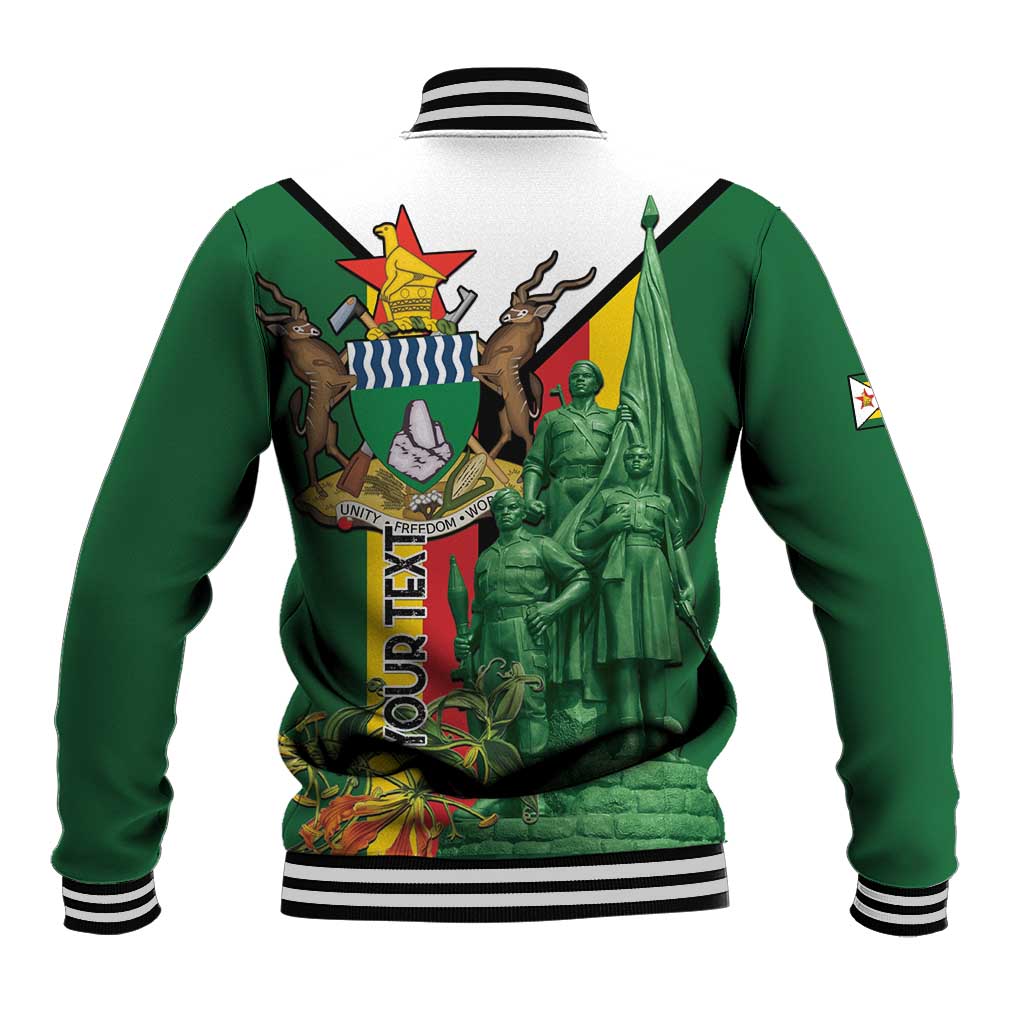 Personalized Zimbabwe Heroes' Day Baseball Jacket Liberation War Memorial Monument - Wonder Print Shop