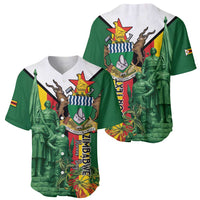 Personalized Zimbabwe Heroes' Day Baseball Jersey Liberation War Memorial Monument - Wonder Print Shop