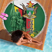 Zimbabwe Heroes' Day Beach Blanket Liberation War Memorial Monument - Wonder Print Shop