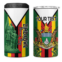 Personalized Zimbabwe Heroes' Day 4 in 1 Can Cooler Tumbler Liberation War Memorial Monument - Wonder Print Shop