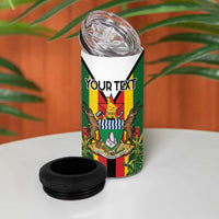 Personalized Zimbabwe Heroes' Day 4 in 1 Can Cooler Tumbler Liberation War Memorial Monument - Wonder Print Shop