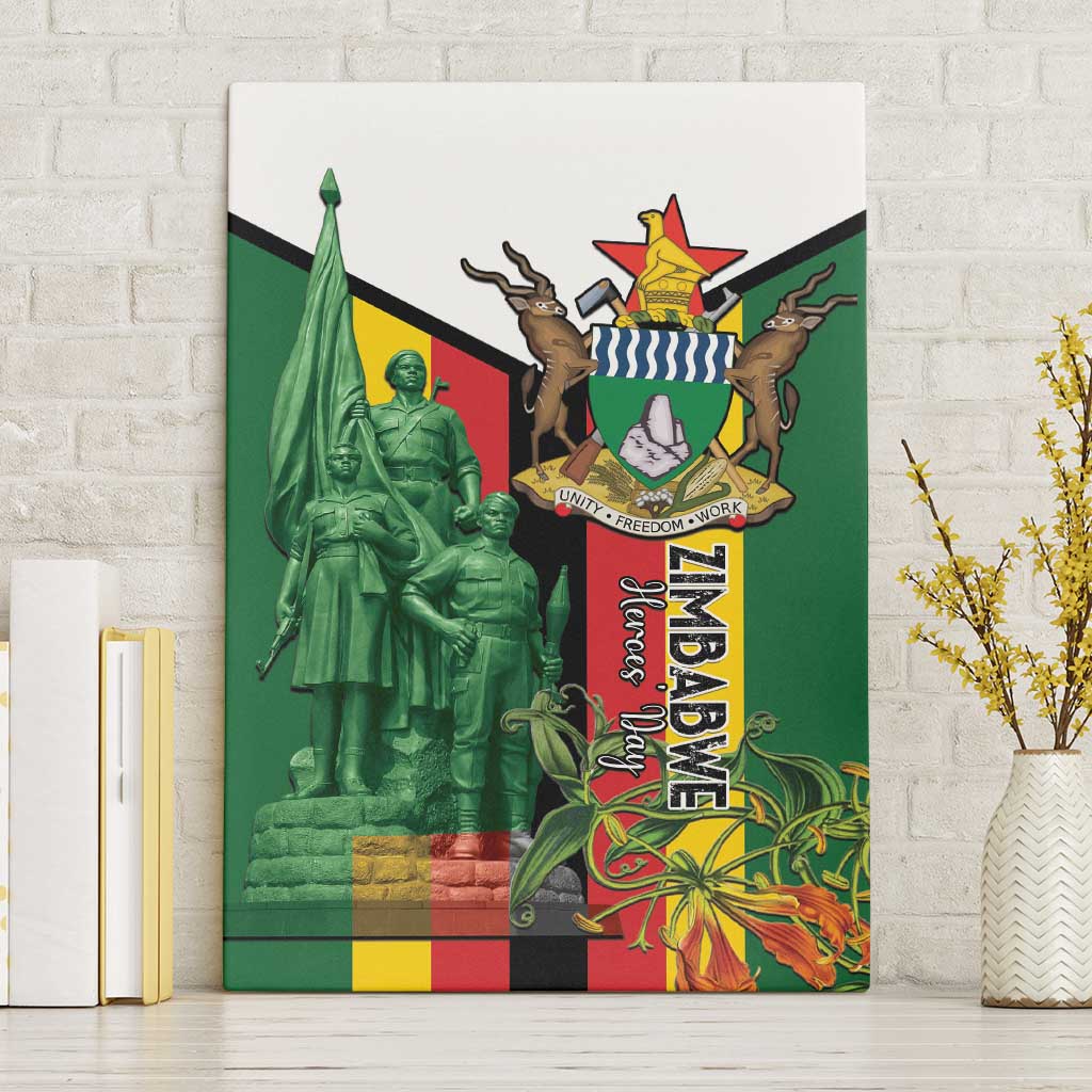 Zimbabwe Heroes' Day Canvas Wall Art Liberation War Memorial Monument - Wonder Print Shop
