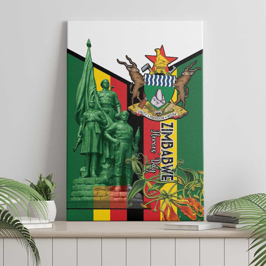 Zimbabwe Heroes' Day Canvas Wall Art Liberation War Memorial Monument - Wonder Print Shop