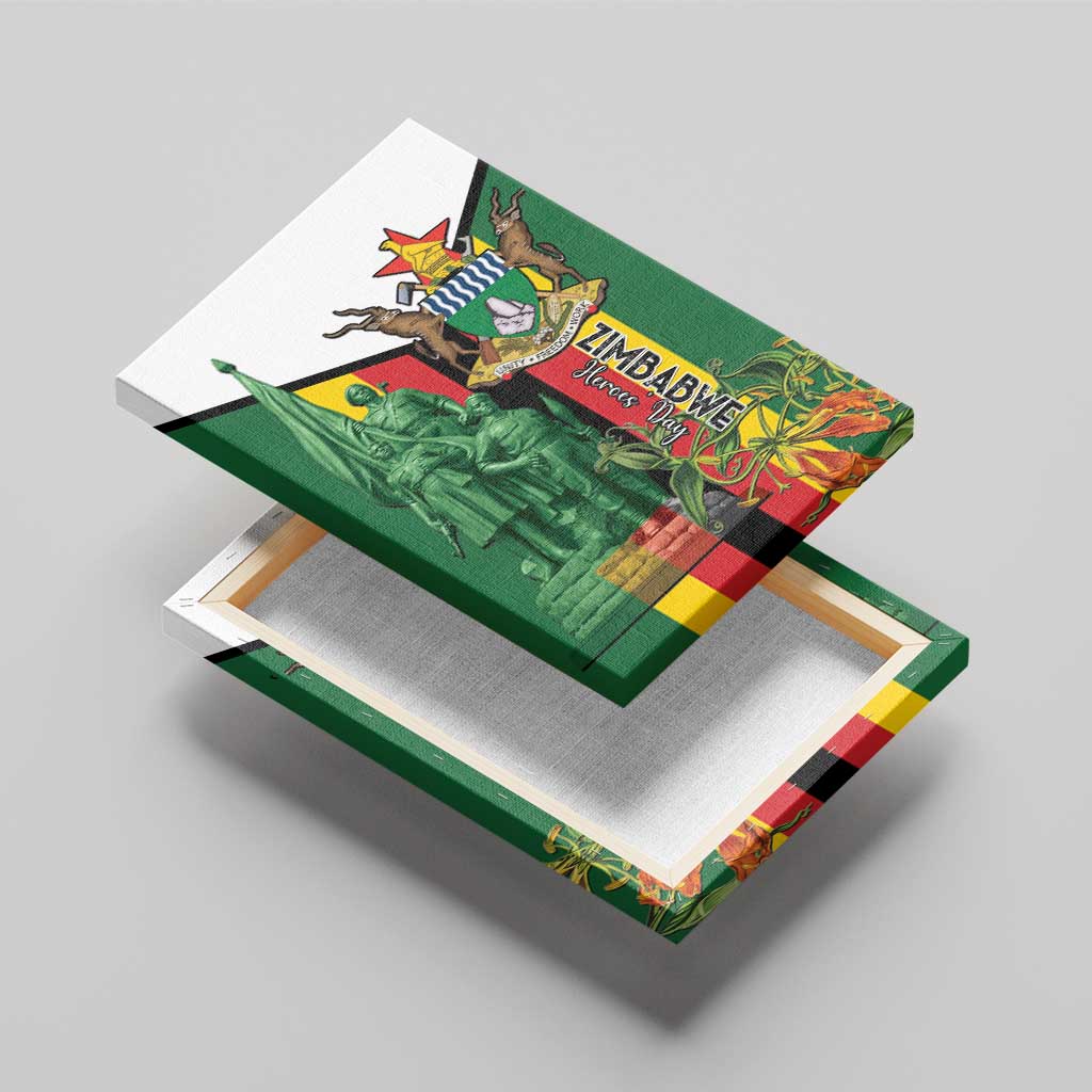 Zimbabwe Heroes' Day Canvas Wall Art Liberation War Memorial Monument - Wonder Print Shop