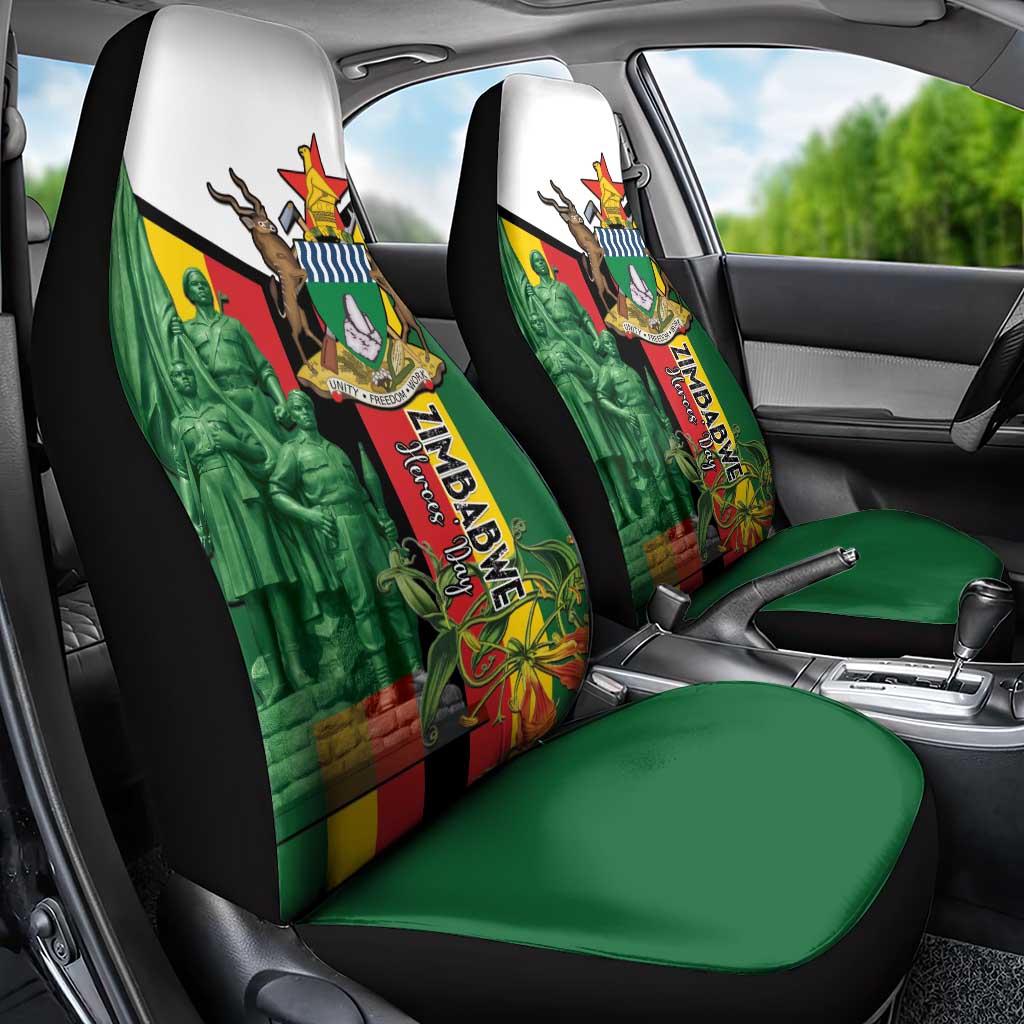 Zimbabwe Heroes' Day Car Seat Cover Liberation War Memorial Monument - Wonder Print Shop