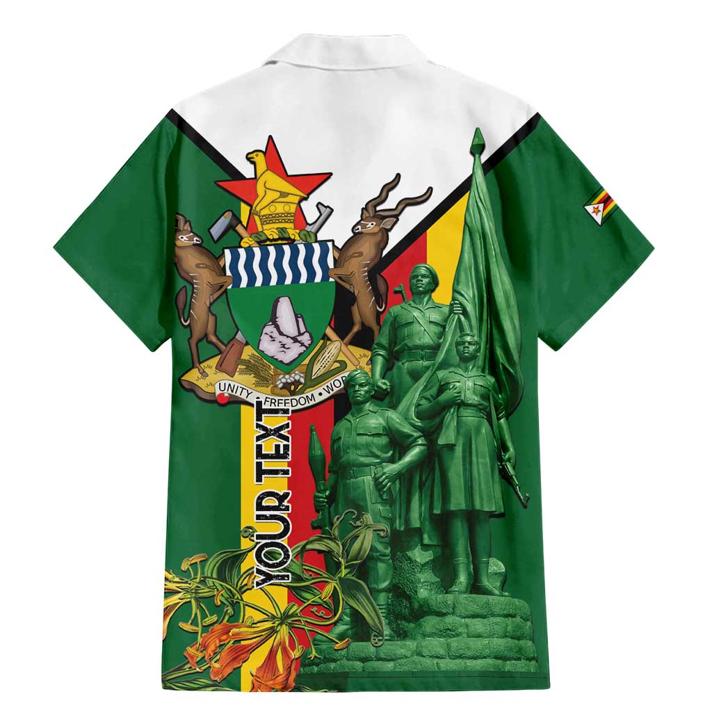 Personalized Zimbabwe Heroes' Day Family Matching Mermaid Dress and Hawaiian Shirt Liberation War Memorial Monument - Wonder Print Shop