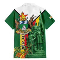 Personalized Zimbabwe Heroes' Day Family Matching Mermaid Dress and Hawaiian Shirt Liberation War Memorial Monument - Wonder Print Shop