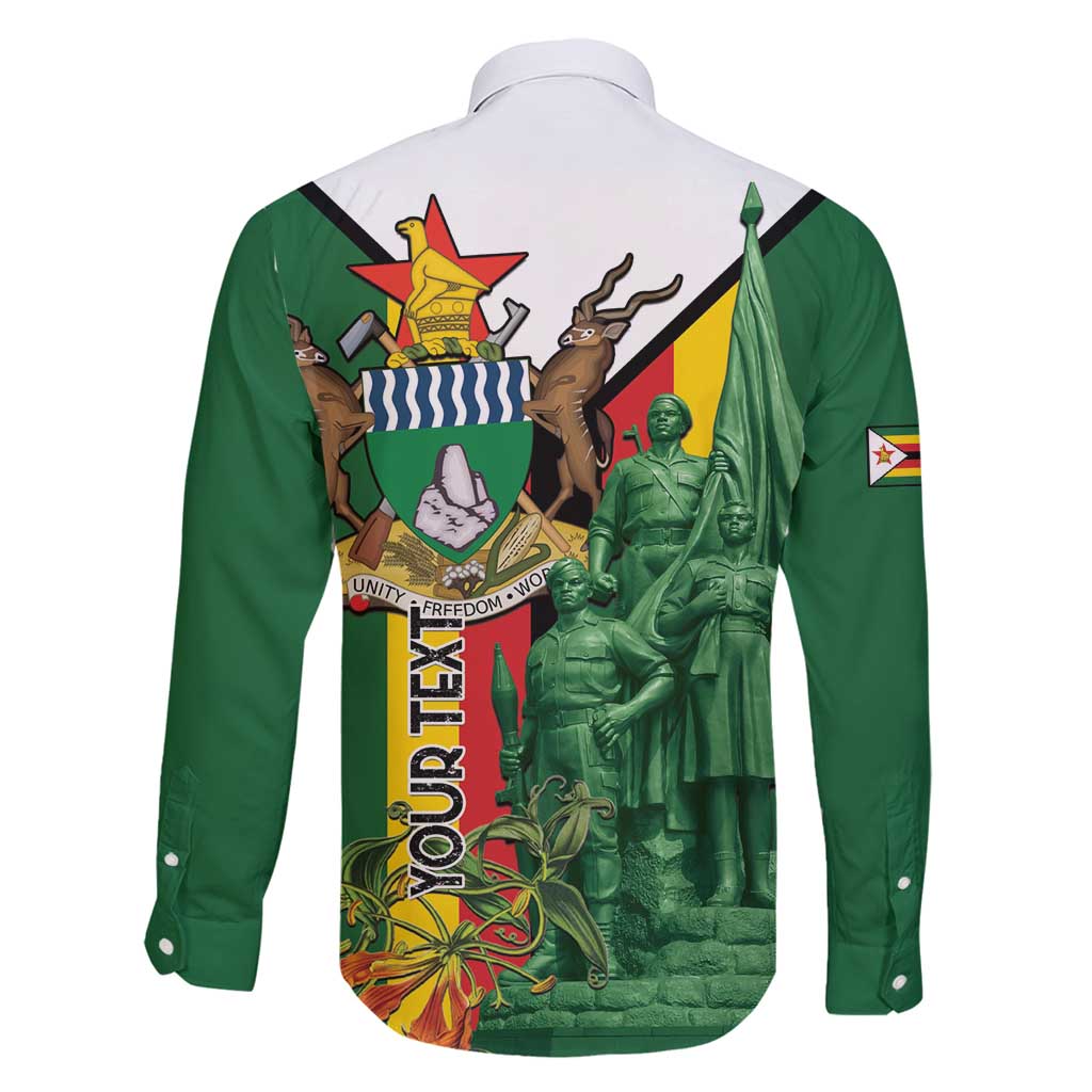 Personalized Zimbabwe Heroes' Day Family Matching Puletasi and Hawaiian Shirt Liberation War Memorial Monument - Wonder Print Shop