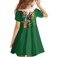 Personalized Zimbabwe Heroes' Day Family Matching Short Sleeve Bodycon Dress and Hawaiian Shirt Liberation War Memorial Monument - Wonder Print Shop